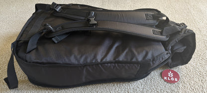 KLOS Full Carbon Series Grand Cutaway Mini Acoustic Electric Guitar, Carbon Fiber, Gig Bag