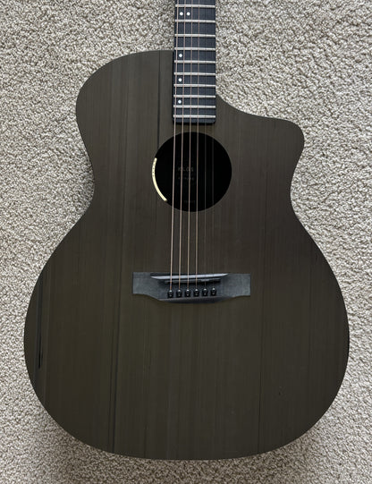 NEW Klos Carbon Timber Grand Cutaway Deluxe Acoustic Electric Guitar, LR Baggs Anthem Pickup, Gig Bag
