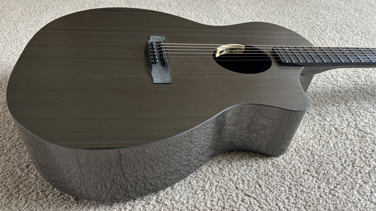 NEW Klos Carbon Timber Grand Cutaway Deluxe Acoustic Electric Guitar, LR Baggs Anthem Pickup, Gig Bag