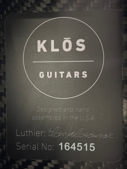 NEW Klos Carbon Timber Grand Cutaway Deluxe Acoustic Electric Guitar, LR Baggs Anthem Pickup, Gig Bag