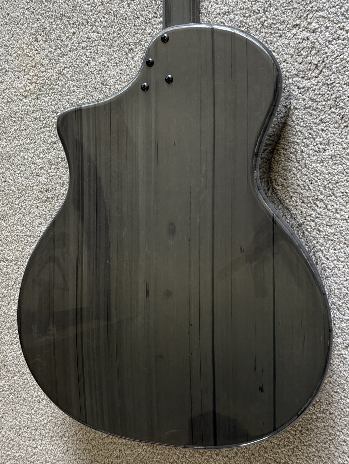 NEW Klos Carbon Timber Grand Cutaway Deluxe Acoustic Electric Guitar, LR Baggs Anthem Pickup, Gig Bag