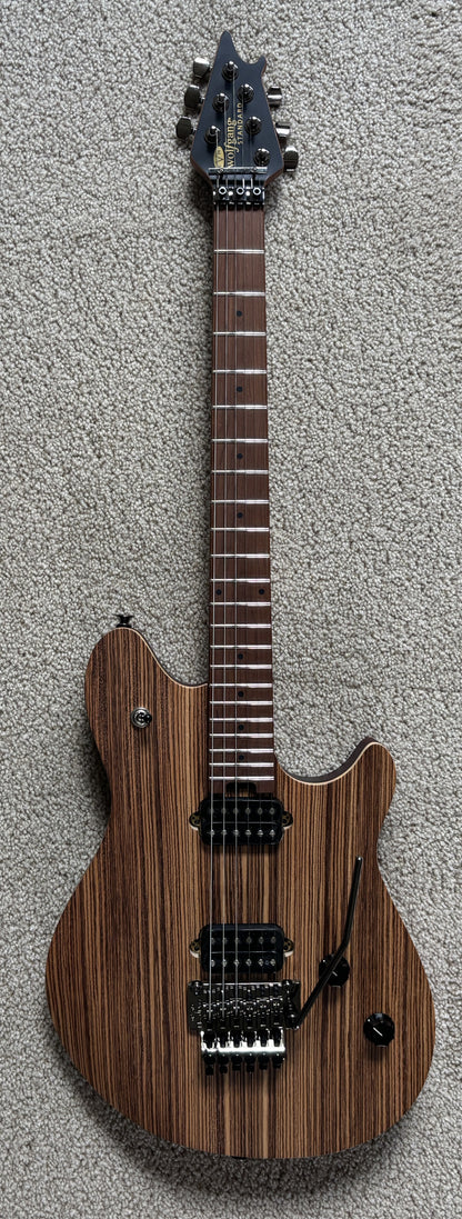 EVH Wolfgang WG Standard Exotic Zebrawood Electric Guitar, Natural Finish