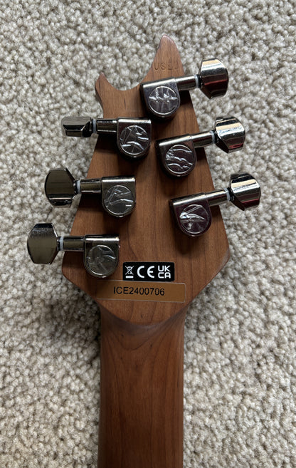EVH Wolfgang WG Standard Exotic Zebrawood Electric Guitar, Natural Finish