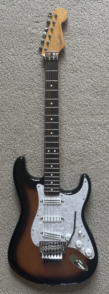 Fender Dave Murray Stratocaster Electric Guitar, Gloss 2-Color Sunburst, New Gig Bag