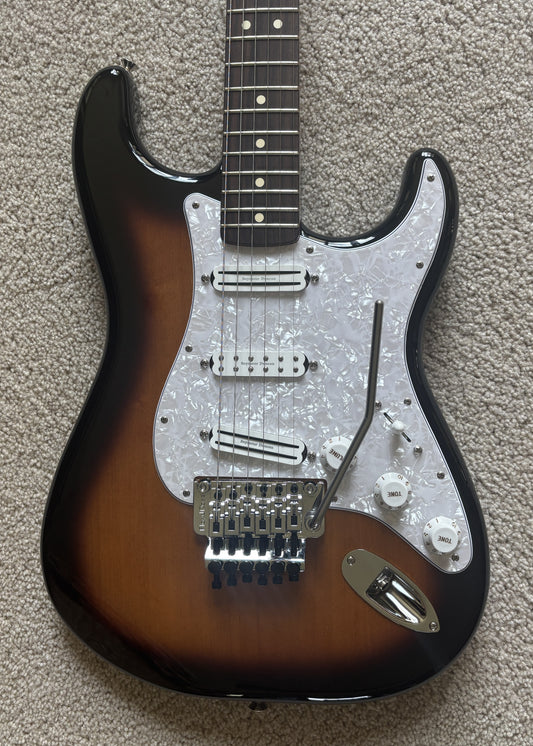 Fender Dave Murray Stratocaster Electric Guitar, Gloss 2-Color Sunburst, New Gig Bag