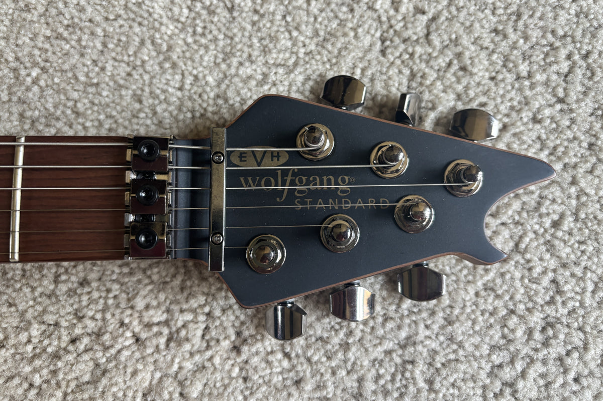 EVH Wolfgang WG Standard Exotic Zebrawood Electric Guitar, Natural Finish, TKL Gig Bag