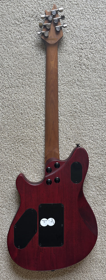 EVH Wolfgang WG Standard Exotic Zebrawood Electric Guitar, Natural Finish, TKL Gig Bag