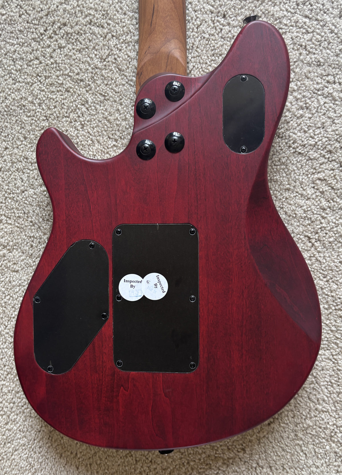 EVH Wolfgang WG Standard Exotic Zebrawood Electric Guitar, Natural Finish, TKL Gig Bag