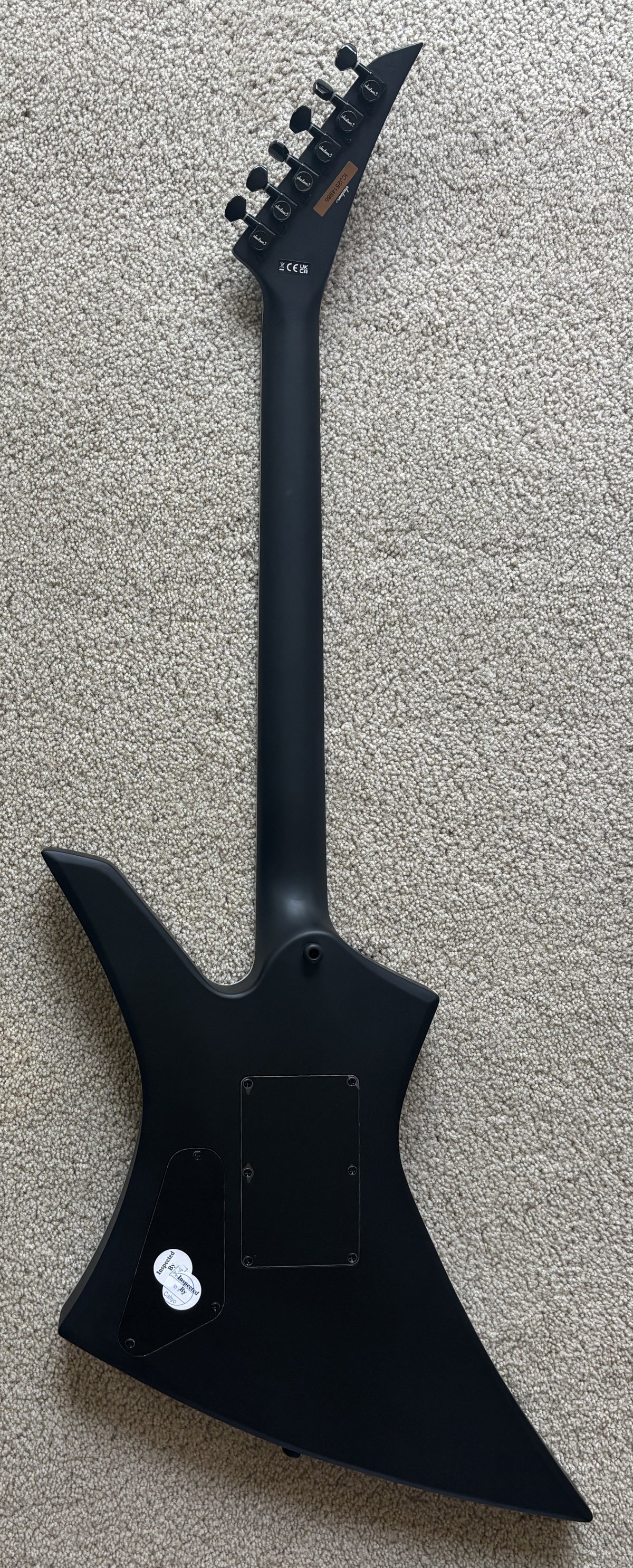 Jackson Pro Plus Pure Metal Limited Edition Kelly KE1A Electric Guitar, Satin Black, Gig Bag