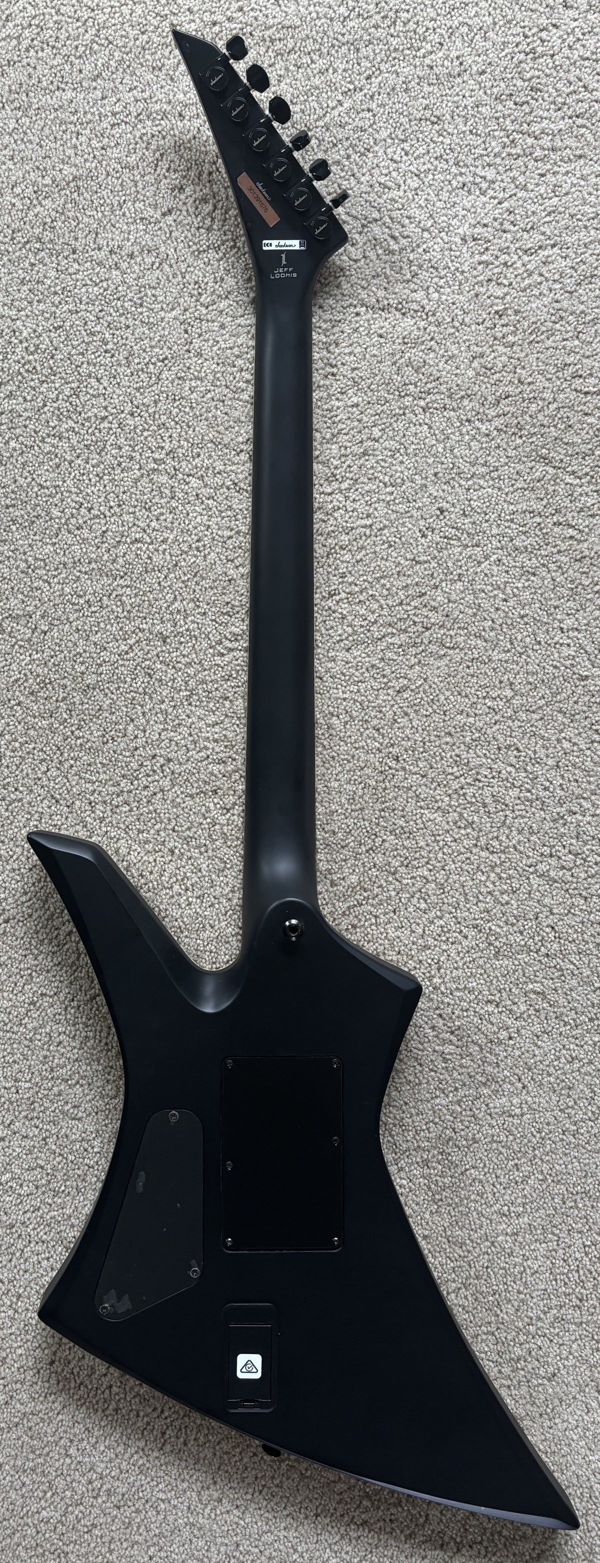 Jackson Pro Series Signature Jeff Loomis Kelly Ash Electric Guitar, Black, Gig Bag