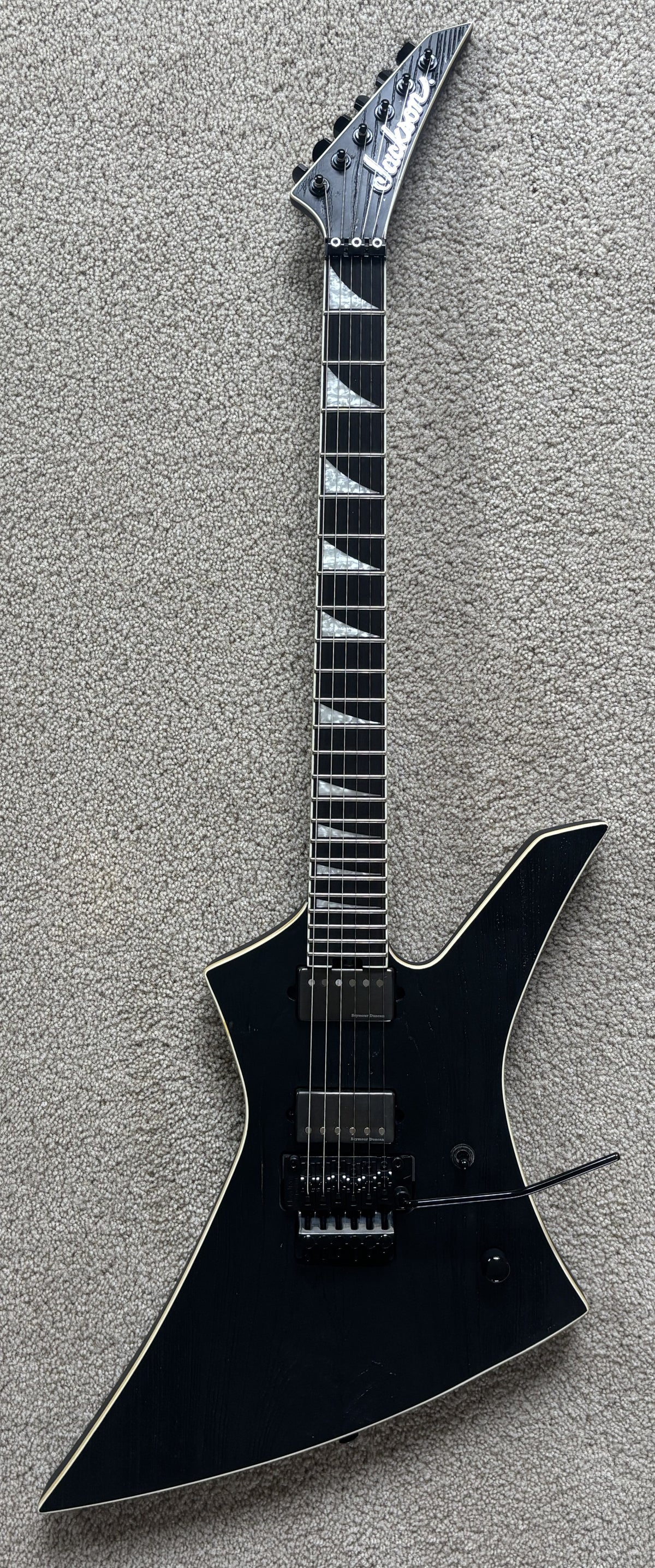Jackson Pro Series Signature Jeff Loomis Kelly Ash Electric Guitar, Black, Gig Bag