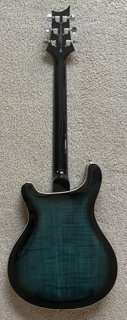 PRS Paul Reed Smith SE Hollowbody II Piezo Electric Guitar, Peacock Blue