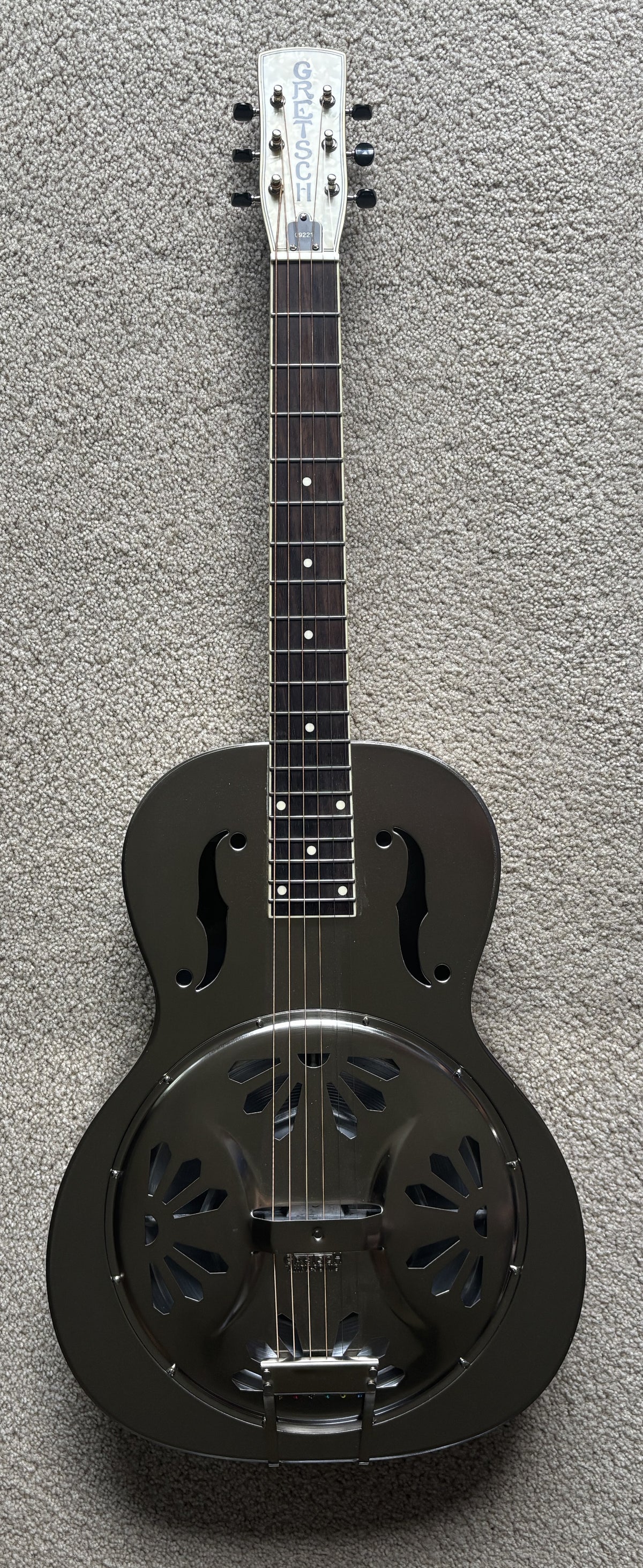 Gretsch G9221 Bobtail Round Neck Acoustic Electric Steel Body Resonator Guitar