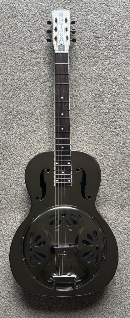Gretsch G9221 Bobtail Round Neck Acoustic Electric Steel Body Resonator Guitar