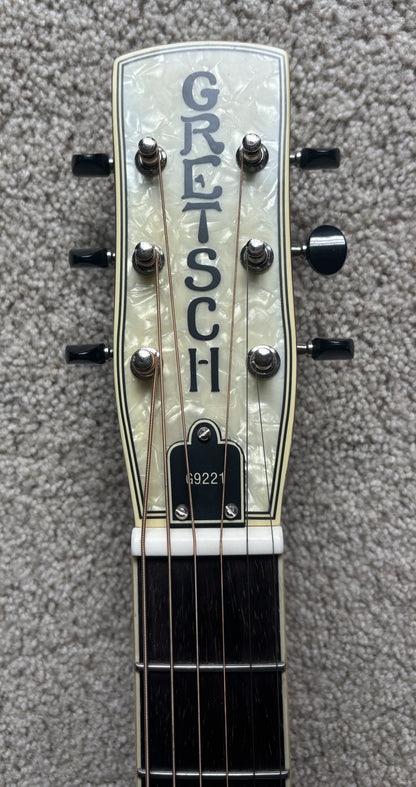Gretsch G9221 Bobtail Round Neck Acoustic Electric Steel Body Resonator Guitar