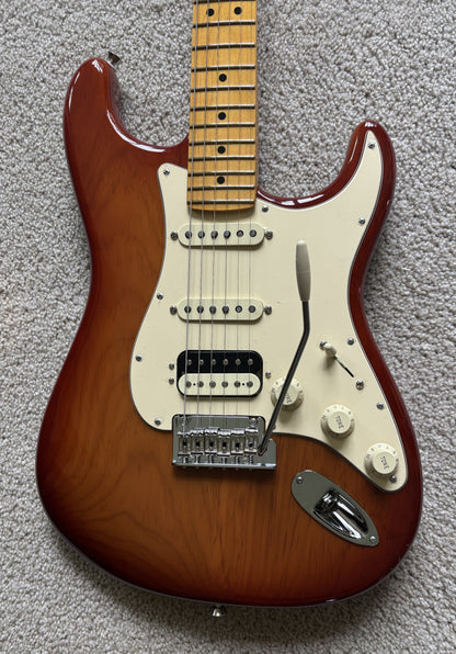 Fender 70th American Professional II Stratocaster HSS Electric Guitar, Sienna Sunburst, Deluxe Molded Case