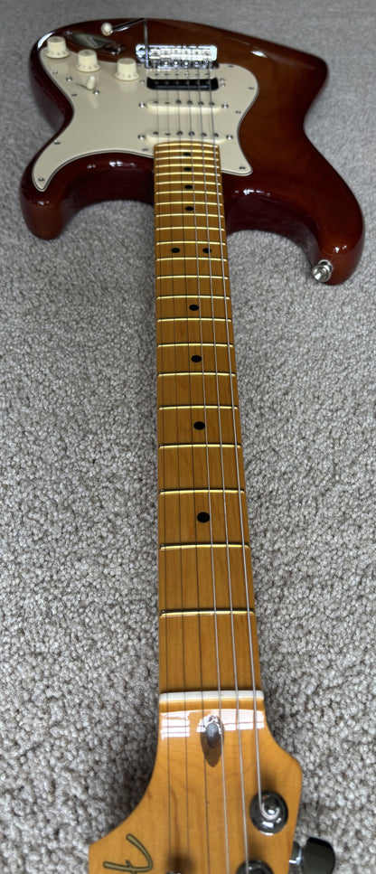 Fender 70th American Professional II Stratocaster HSS Electric Guitar, Sienna Sunburst, Deluxe Molded Case