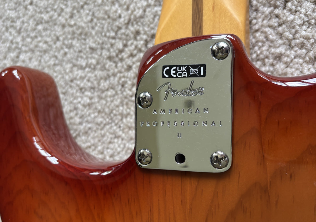 Fender 70th American Professional II Stratocaster HSS Electric Guitar, Sienna Sunburst, Deluxe Molded Case