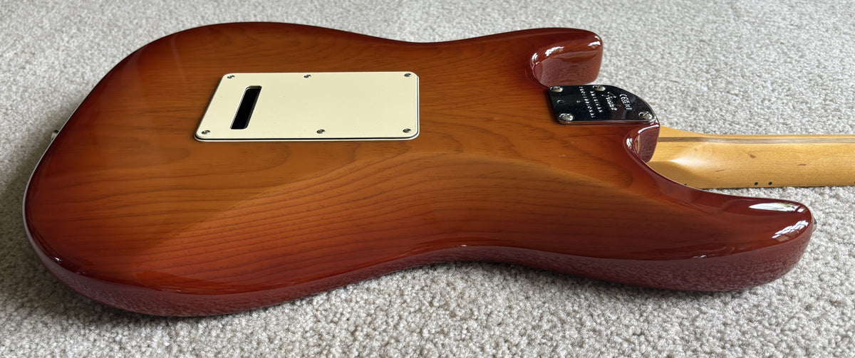 Fender 70th American Professional II Stratocaster HSS Electric Guitar, Sienna Sunburst, Deluxe Molded Case