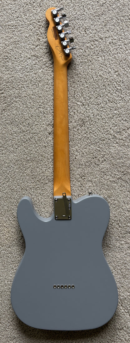 Fender Brent Mason Telecaster Electric Guitar, Primer Gray Satin, Hard Shell Case