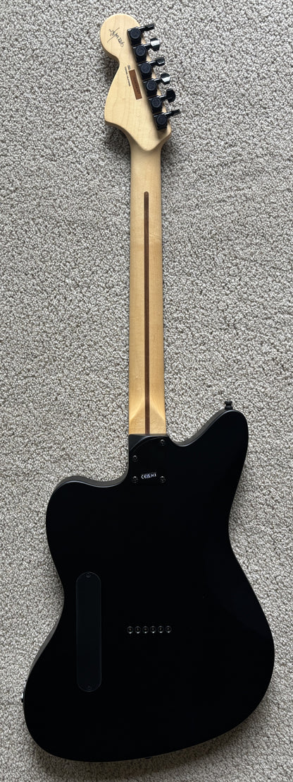 Fender Jim Root Jazzmaster Electric Guitar, Flat Black, Hard Shell Case