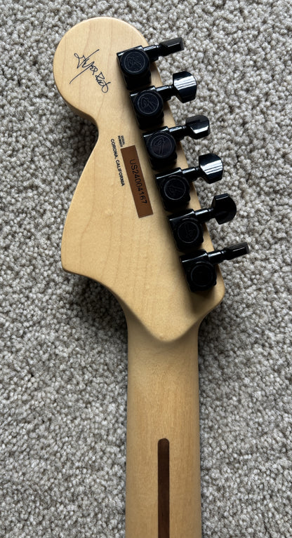Fender Jim Root Jazzmaster Electric Guitar, Flat Black, Hard Shell Case