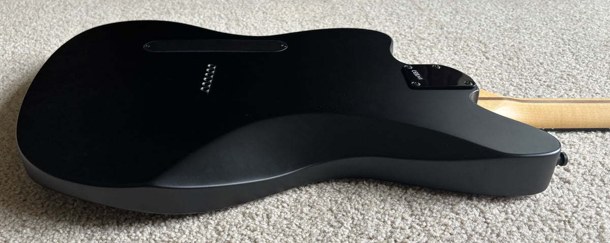 Fender Jim Root Jazzmaster Electric Guitar, Flat Black, Hard Shell Case