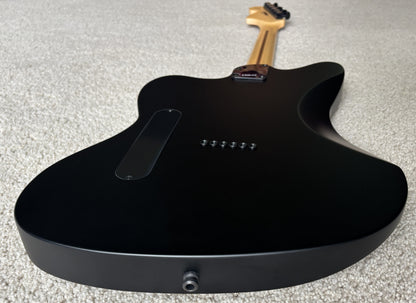 Fender Jim Root Jazzmaster Electric Guitar, Flat Black, Hard Shell Case