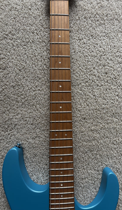 Charvel Pro-Mod DK24 HH 2PT CM Electric Guitar, Matte Blue Frost