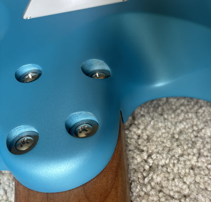 Charvel Pro-Mod DK24 HH 2PT CM Electric Guitar, Matte Blue Frost