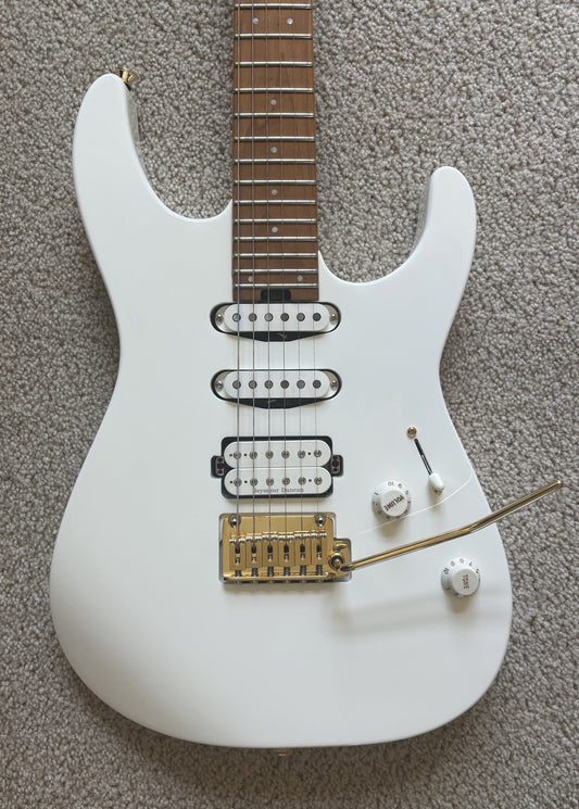 Charvel Pro-Mod DK24 HSS 2PT CM Electric Guitar, Snow White