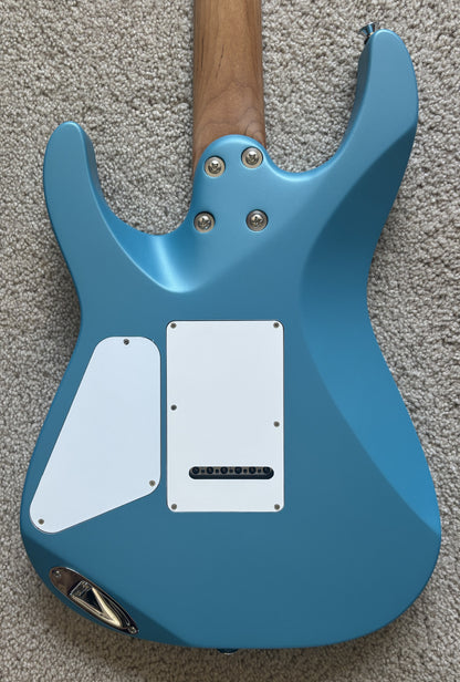 Charvel Pro-Mod DK24 HH 2PT CM Electric Guitar, Matte Blue Frost