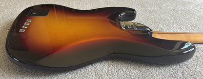 Fender American Ultra II Jazz Bass Guitar, Ultraburst, Deluxe Molded Case