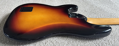 Fender American Ultra Precision Bass Guitar, Ultraburst, Premium Molded Hardshell Case