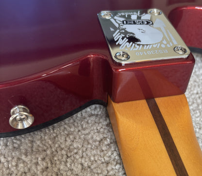 Fender Limited Edition Raphael Saadiq Telecaster Electric Guitar, Dark Red Metallic, Hard Shell Case