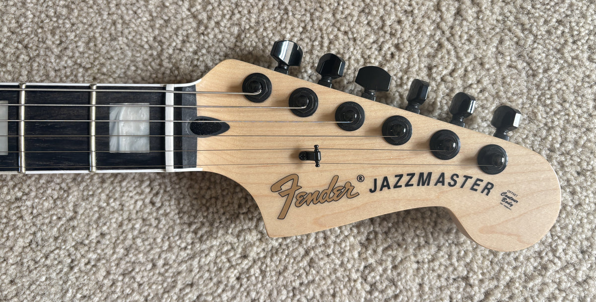 Fender Jim Root Jazzmaster V4 Electric Guitar, Arctic White, Hard Shell Case