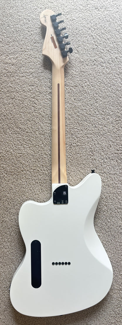 Fender Jim Root Jazzmaster V4 Electric Guitar, Arctic White, Hard Shell Case