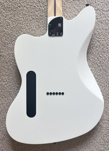 Fender Jim Root Jazzmaster V4 Electric Guitar, Arctic White, Hard Shell Case