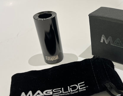 MagSlide Magnesium Guitar Slide, ME-1 "Eclipse" Black DLC Pinky Size