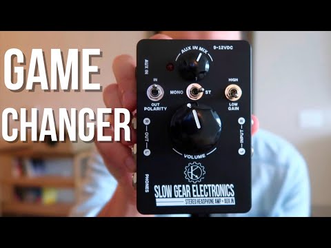 Slow Gear Electronics Pedalboard Headphone Amp (with Aux input
