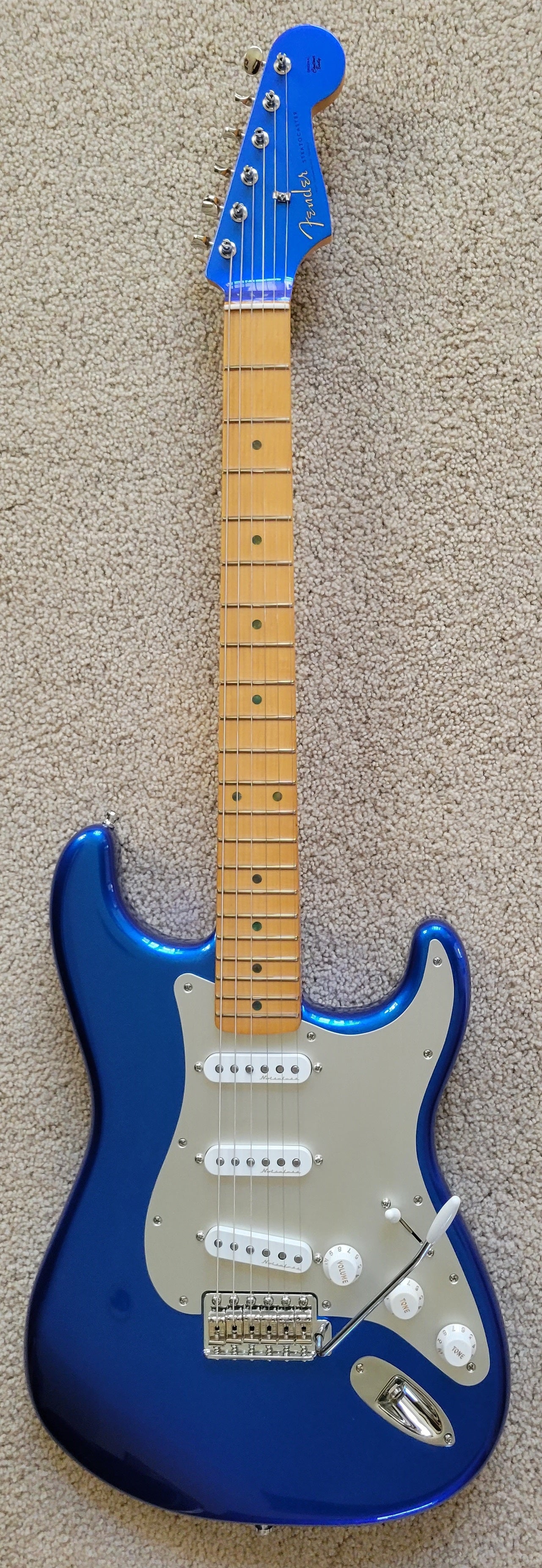 Fender Limited Edition H.E.R. Stratocaster Electric Guitar, Blue Marlin, New Gig Bag