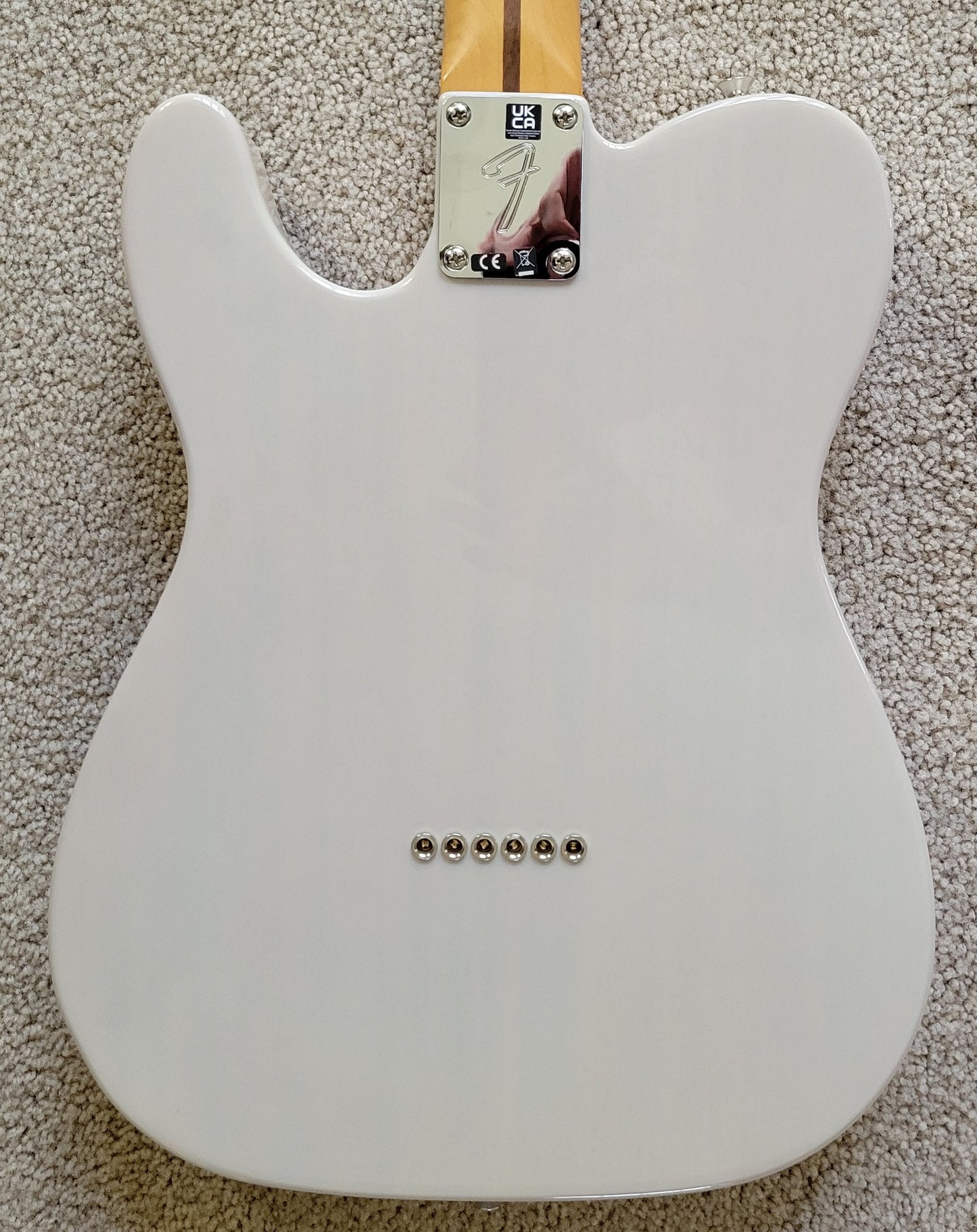 Fender Gold Foil Telecaster Electric Guitar, White Blonde Finish, New Gig Bag