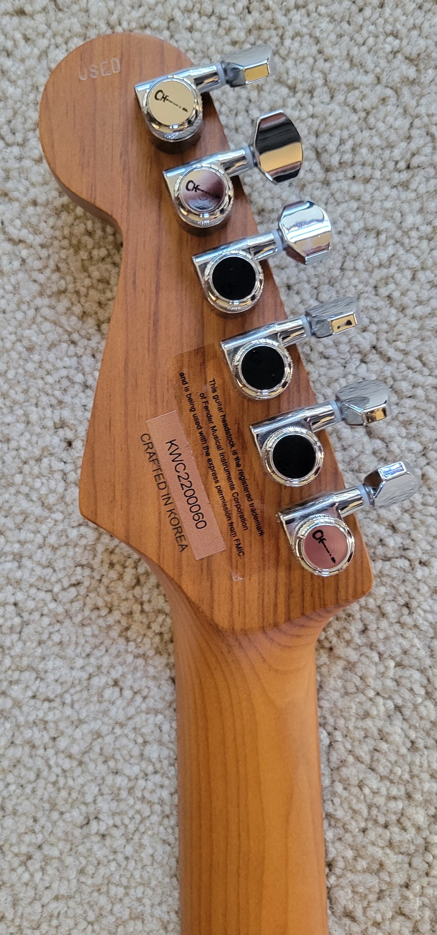 Charvel Pro-Mod DK24 HSS 2PT CM Red Ash Electric Guitar, New Molded Hard Shell Case