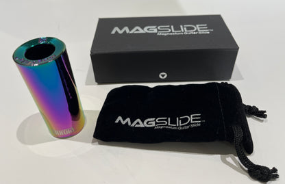 MagSlide Magnesium Guitar Slide, MA-2 "Aurora" Multicolor Large Size