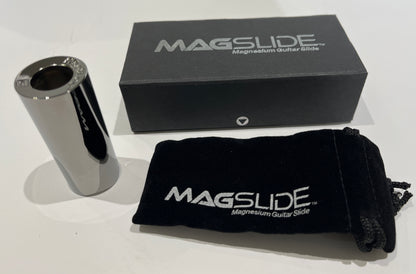 MagSlide Magnesium Guitar Slide, MS-1 "Black Chrome" Pinky Size