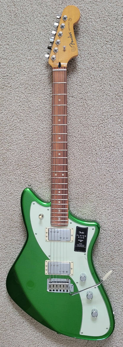 Fender Player Plus Meteora HH Electric Guitar, Cosmic Jade, New Gig Bag