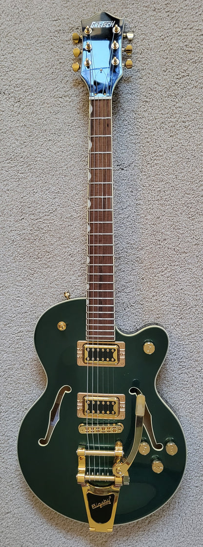 Gretsch G5655TG Electromatic Center Block Jr. Single Cut Electric Guitar, Bigsby, New Gibson Case