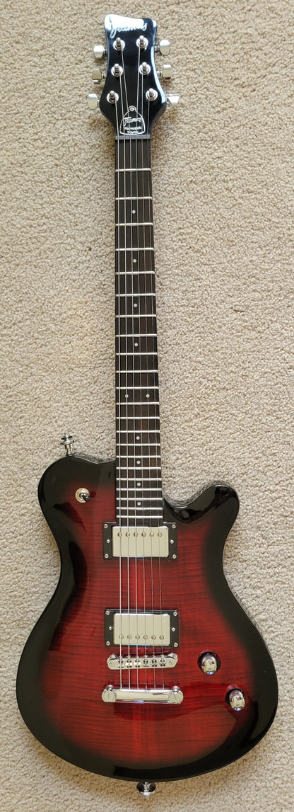 Framus D Series Panthera Supreme Electric Guitar, Burgundy Blackburst, Seymour Duncan, New Gig Bag