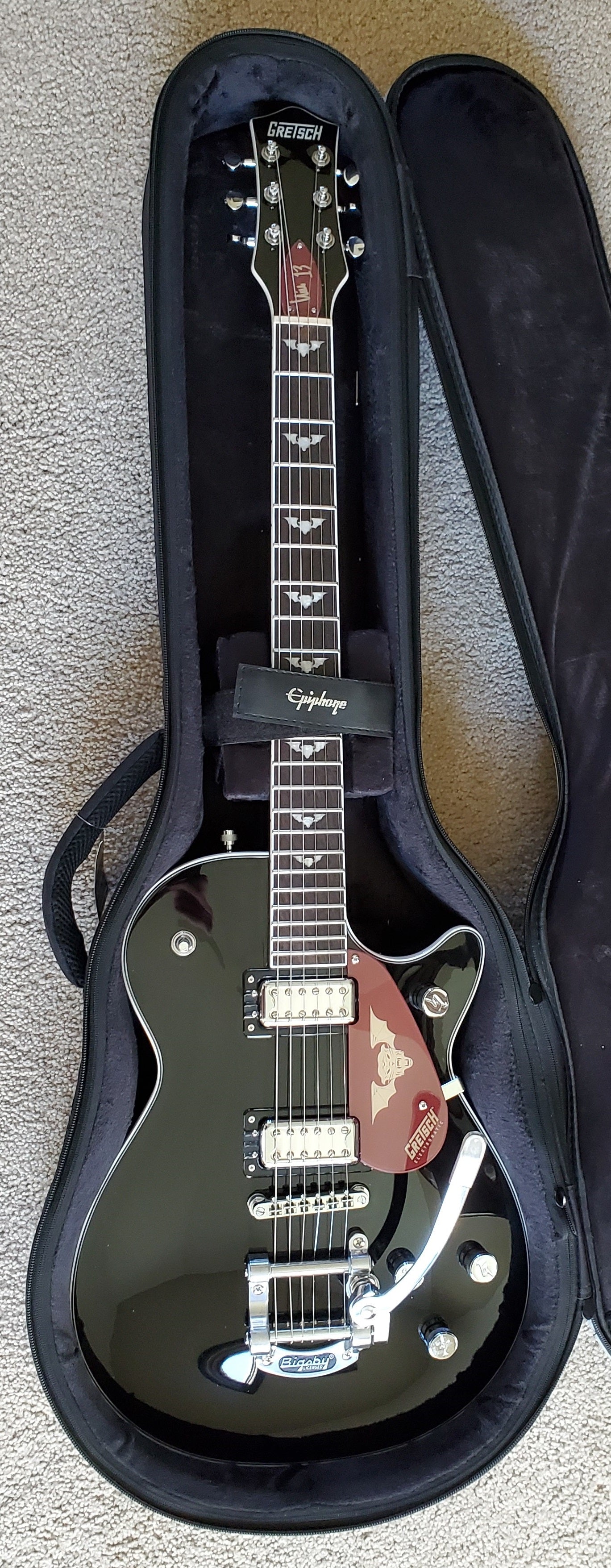 Gretsch G5230T Nick 13 Signature Electromatic Tiger Jet Electric Guitar,  Bigsby, EpiLite Case