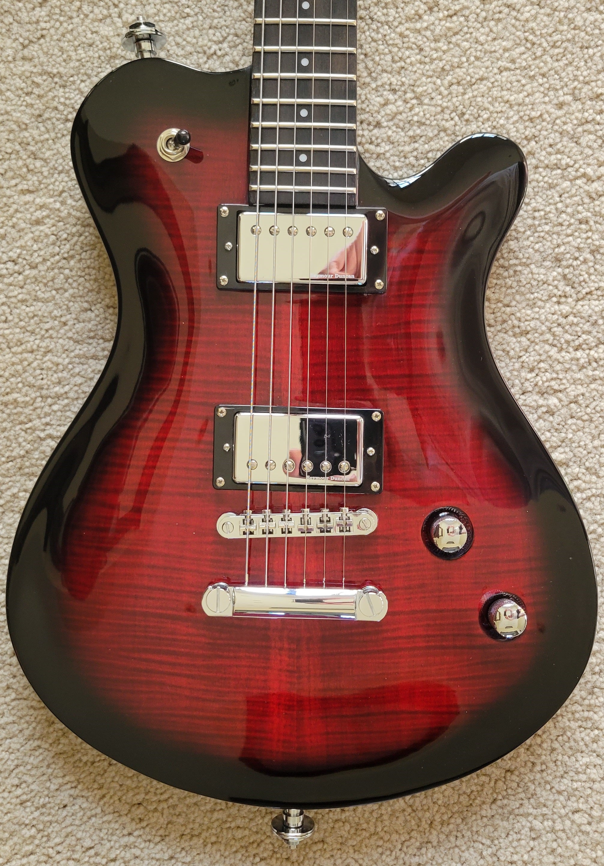 Framus D Series Panthera Supreme Electric Guitar, Burgundy Blackburst,  Seymour Duncan, New Gig Bag